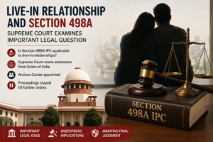 Live-In Relationship and Section 498A: Supreme Court Examines Important Legal Question