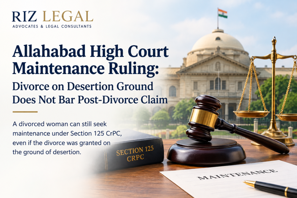 Allahabad High Court maintenance